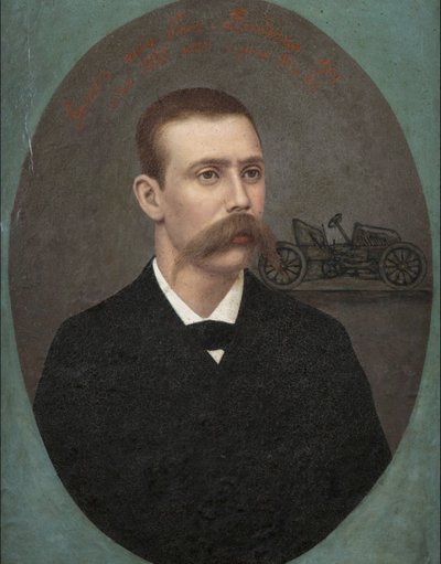Retrato del corredor de automóviles francés Henri Fournier de Anonymous Anonymous