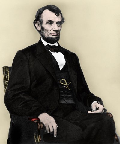 Retrato de Abraham Lincoln (1809-1865) 16º Presidente de los Estados Unidos de América de Anonymous Anonymous