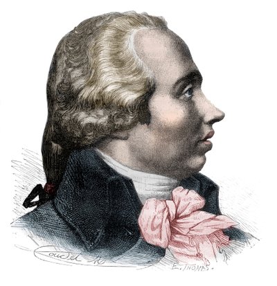 Retrato de Adrien-Marie Legendre (1752-1833) matemático francés - grabado en “Histoire des Girondins” de Alphonse de Lamartine (1790-1869) 1865-1866 - colección privada de Anonymous Anonymous