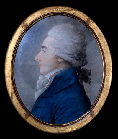 Retrato de Alexandre Conde de Lameth (1760-1829), general y político francés durante la Revolución Francesa, hermano de Charles y Theodore. Pintura anónima del siglo XVIII de Anonymous Anonymous