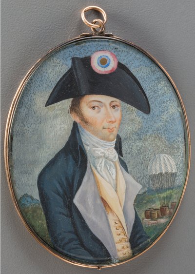 Retrato de André Jacques Garnerin (1769-1823) de Anonymous Anonymous