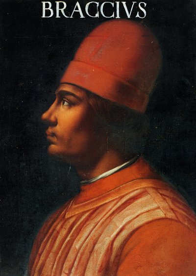Retrato de Andrea Fortebracci, también conocido como Braccio da Montone (pintura) de Anonymous Anonymous