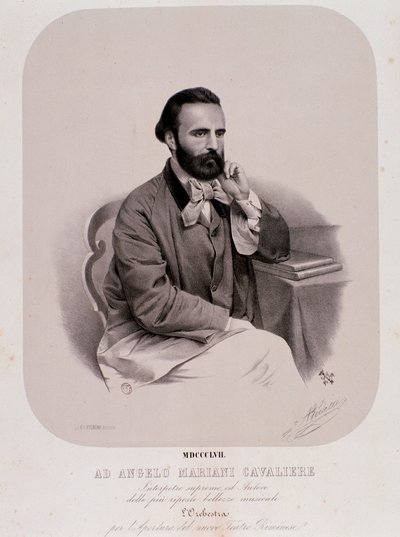Retrato de Angelo Mariani de Anonymous Anonymous