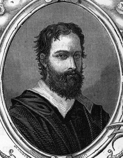 Retrato de Bartolomeo Ramenghi Bagnacavallo (ca. 1484-1542), pintor italiano. grabado de 1859 en "las galerías de Europa - Italia" por Armengaud. Colección privada. de Anonymous Anonymous