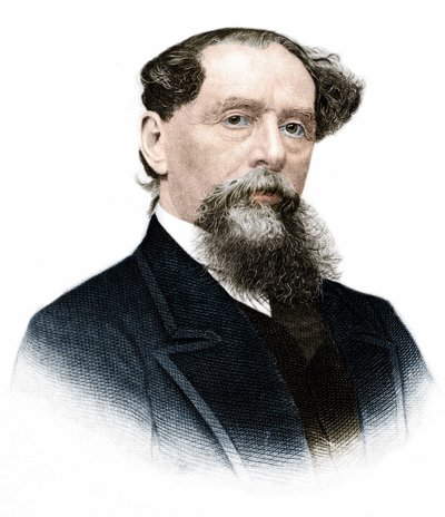 Retrato de Charles Dickens (1812-1870), escritor inglés. de Anonymous Anonymous