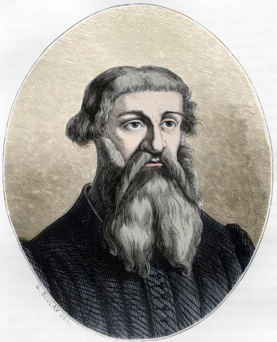 Retrato de Etienne Dolet, erudito, traductor e impresor francés - retrato de Etienne Dolet (1509 -1546), escritor, poeta, impresor, humanista francés - Grabado de 1863 en “Le Livre Rouge - Histoire De L