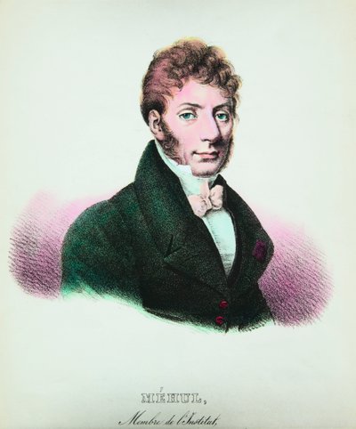 Retrato de Etienne Nicolas Mehul (1763-1817) compositor de Anonymous Anonymous