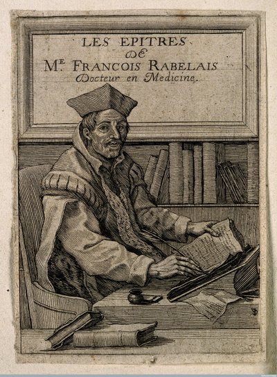 Retrato de François Rabelais (1494-1553) de Anonymous Anonymous