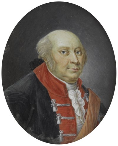 Retrato de Federico Guillermo II de Prusia (detalle) de Anonymous Anonymous