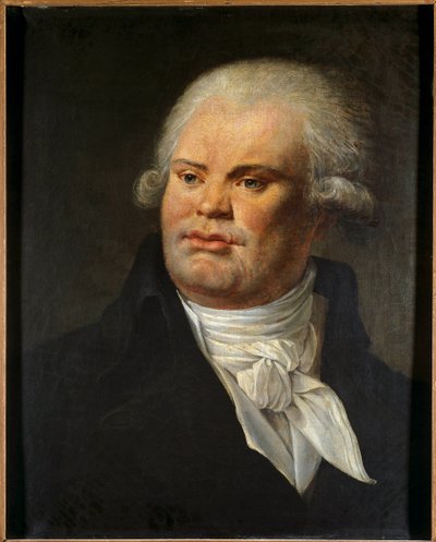 Retrato de Georges Danton, orador y político de Anonymous Anonymous