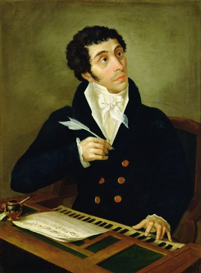 Retrato de Giuseppe Pilotti (1784-1838) (óleo sobre lienzo) de Anonymous Anonymous