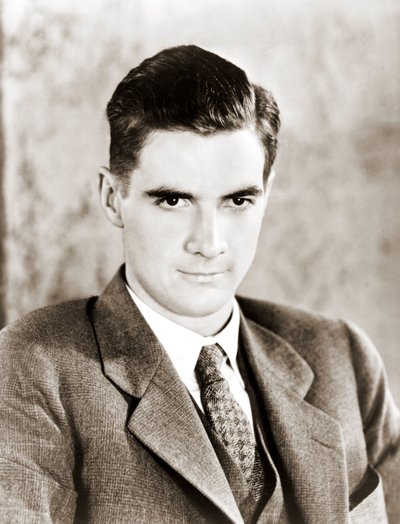 Retrato de Howard Robard Hughes en 1934. Productor de cine e industrial estadounidense. 1905-1976. de Anonymous Anonymous