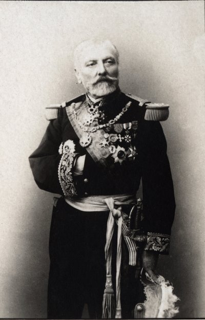 Retrato de Hyacinthe Laurent Théophile Aube (Almirante Aube) (1826-1890), almirante francés. Colección FPL. de Anonymous Anonymous