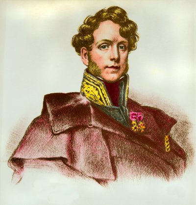 Retrato de Jacques Boucher de Perthes (Jacques Boucher de Crevecoeur) (1788-1868) Director de Aduanas y Prehistoriador, Colección privada de Anonymous Anonymous