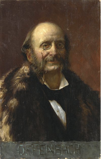 Retrato de Jacques Offenbach (1819-1880) de Anonymous Anonymous