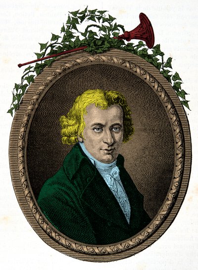 Retrato de Jean Baptiste Cant Hanet, llamado Clery (1759-1809) ayuda de cámara del Rey Luis XVI durante su cautiverio en el Templo, Grabado, Colección privada de Anonymous Anonymous
