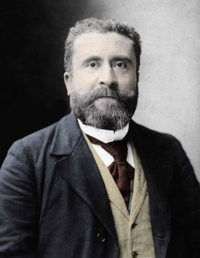 Retrato de Jean Jaurès (1859-1914) diputado socialista francés. de Anonymous Anonymous