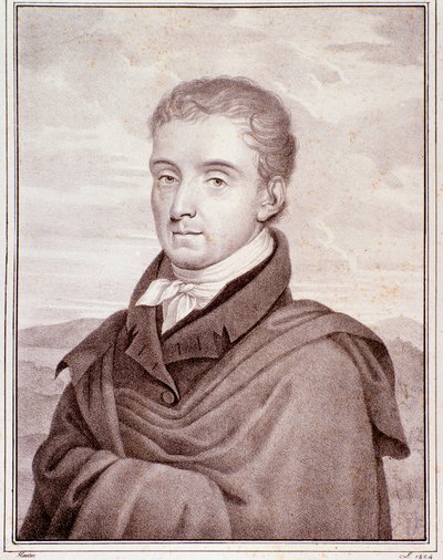 Retrato de Johann Baptist Cramer (grabado) de Anonymous Anonymous