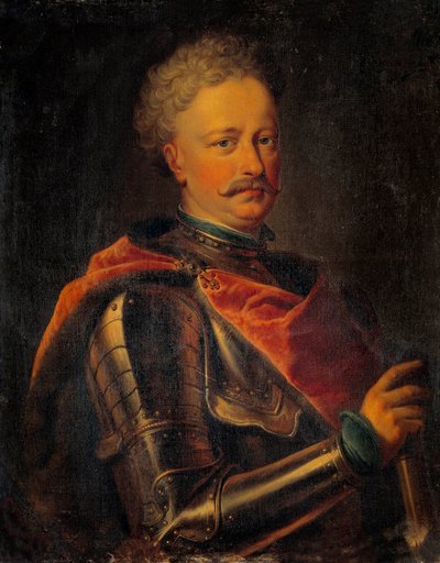 Retrato de Juan III Sobieski (1629-1696) Rey de Polonia. Pintura anónima. Siglo XVII de Anonymous Anonymous