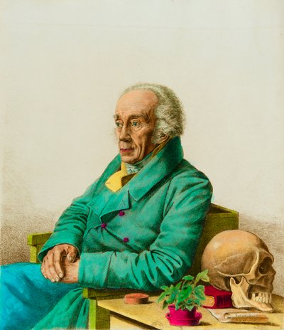 Retrato de Joseph Friedrich Blumenbach (1752-1840) Antropólogo y biólogo alemán, Colección privada de Anonymous Anonymous