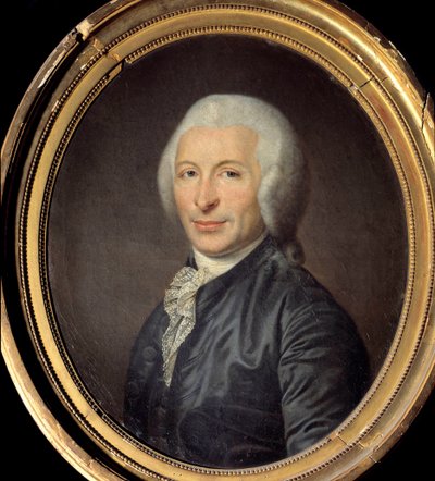 Retrato de Joseph Ignace Guillotin (1738-1814) médico y político. Pintura anónima. 1784. Dim. 0,60 x 0,49 m París, Museo Carnavalet de Anonymous Anonymous