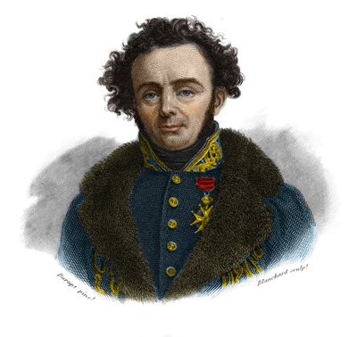Retrato de Joseph Paul Gaimard, naturalista francés (1796-1858) en “Retratos e historia de los hombres útiles: hombres y mujeres de todos los países y de todas las condiciones, que han adquirido derechos a la reconaissance des hommes” publicado y propagado de Anonymous Anonymous