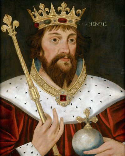 Retrato del rey Enrique I de Inglaterra (1068-1135) de Anonymous Anonymous