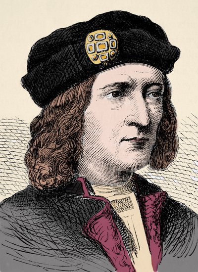 Retrato del Rey Ricardo III de Inglaterra (1452-1485) - Retrato de Ricardo III Rey de Inglaterra de Anonymous Anonymous