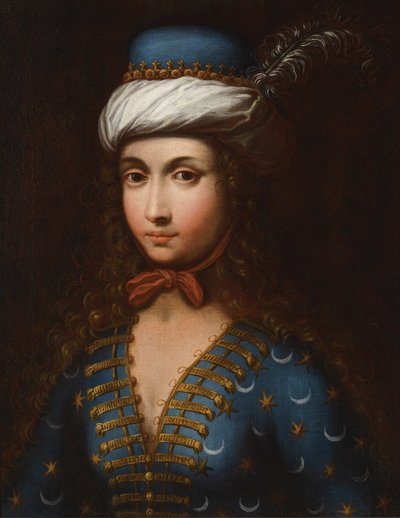 Retrato de Lady Mary Wortley Montagu de Anonymous Anonymous