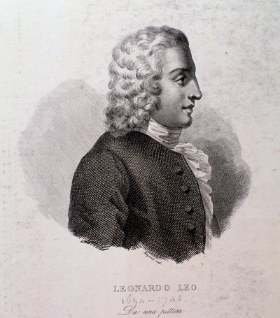 Retrato de Leo Leonardo (grabado) de Anonymous Anonymous