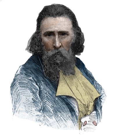 Retrato de Leon Cladel (1835-1892), hombre de letras francés. de Anonymous Anonymous