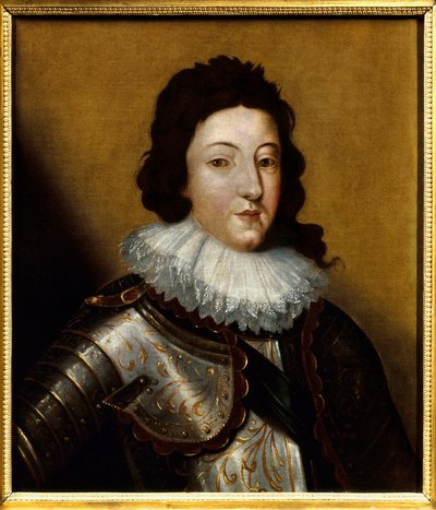 Retrato de Luis XIII (1601-1643). Pintura anónima del siglo XVII. Mención obligatoria: Reims, Museo de Bellas Artes de Anonymous Anonymous