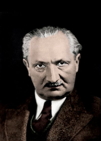 Retrato de Martin Heidegger (1889-1976), filósofo alemán. de Anonymous Anonymous