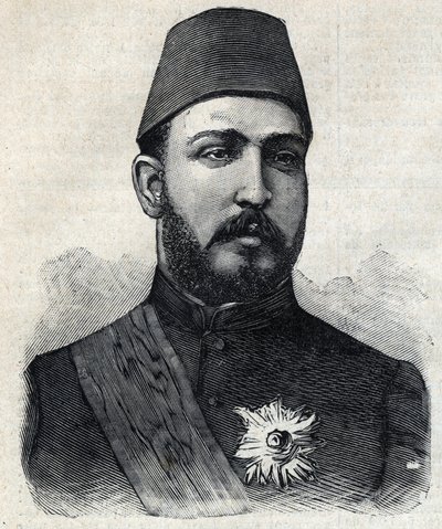 Retrato de Muhammad Tawfiq (o Mohammed Tawfik) de Anonymous Anonymous