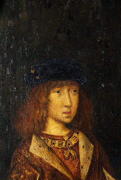 Retrato de Felipe I de Castilla, conocido como El Hermoso, rey consorte de Castilla y León de Anonymous Anonymous