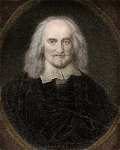 Retrato de Thomas Hobbes (1588-1679) filósofo inglés de Anonymous Anonymous