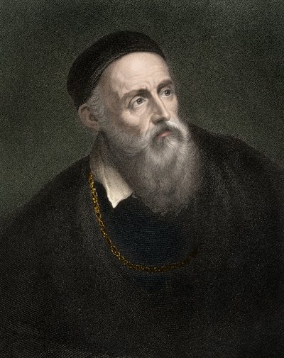 Retrato de Tiziano (1490-1576) de Anonymous Anonymous