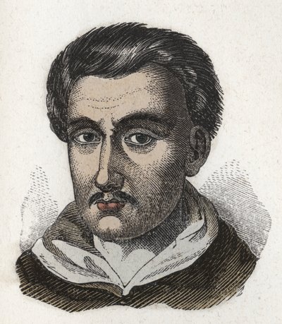 Retrato de Tommaso Campanella (1568-1639), monje dominico y filósofo. Grabado. Colección privada de Anonymous Anonymous
