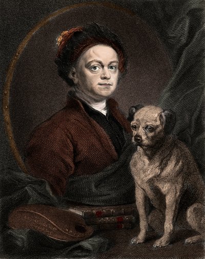 Retrato de William Hogarth de Anonymous Anonymous