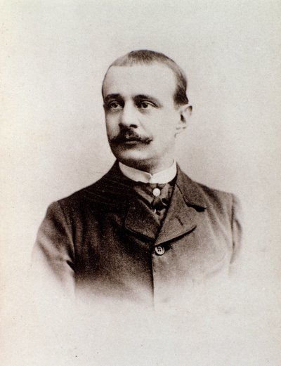 Retrato del compositor inglés Charles Bordes (foto en b/n, c.1900) de Anonymous Anonymous