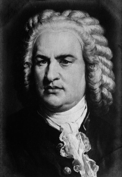 Retrato del compositor alemán Johann Sebastian (Jean Sébastien) Bach (1685-1750). Grabado. Siglo XIX. Colección privada de Anonymous Anonymous