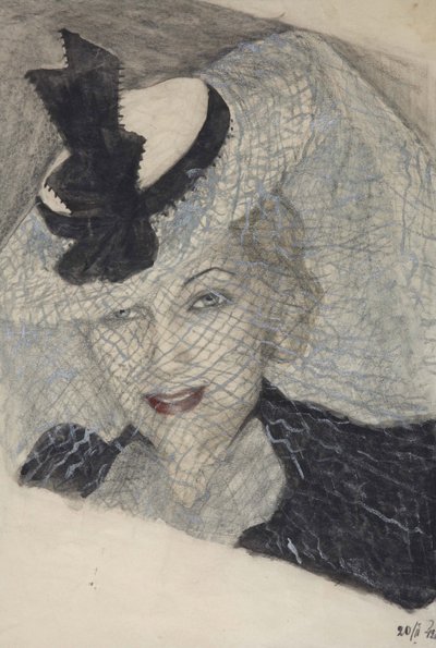 Retrato de la Actriz Lyubov Orlova de Anonymous Anonymous