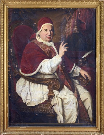 Retrato del Papa Benedicto XIV de Anonymous Anonymous
