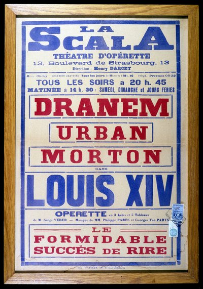 Cartel de la opereta 