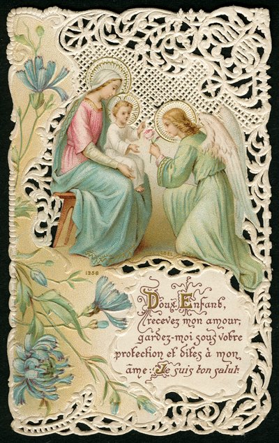 Oración al Niño Jesús (cromolitografía) de Anonymous Anonymous