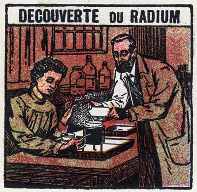 Radio: descubierto por Pierre (1859-1906) y Marie Curie (1867-1934) en 1898 de Anonymous Anonymous