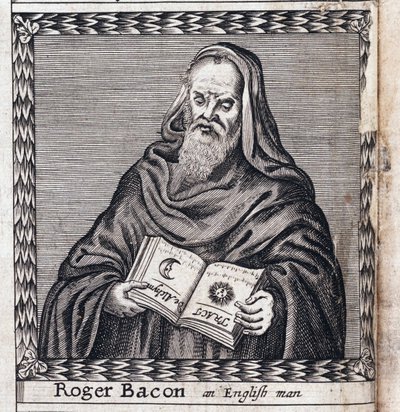 Roger Bacon (1214-1294), apodado Doctor Mirabilis (Doctor admirable) - Obra anónima, grabado de Anonymous Anonymous