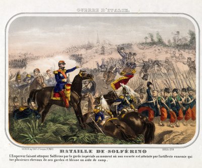 La Batalla de Solferino (24 de junio de 1859) de Anonymous Anonymous