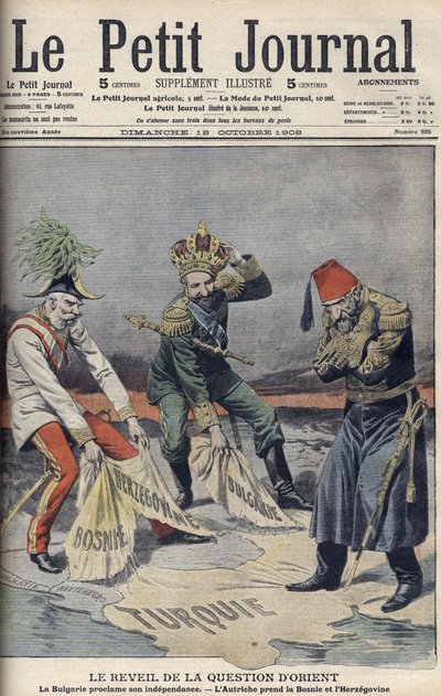 El resurgimiento de la cuestión de los países orientales y los Balcanes, ilustración de portada de 