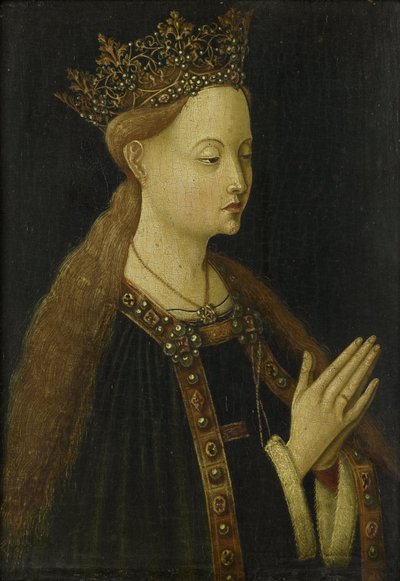 La Virgen, c.1500 (óleo sobre tabla) de Anonymous Anonymous